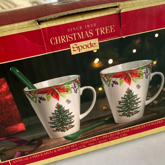 Spode Dining Spode Christmas Tree Mug Set Poshmark